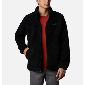 Columbia Jas Heren, Rugged Ridge II Sherpa Full Zip Fleece Zwart, 09TMRLIXG